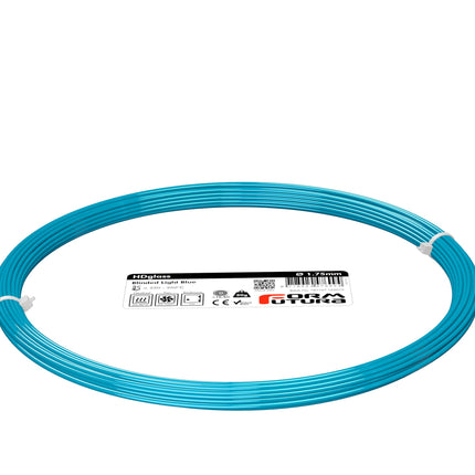 PETG Filament HDglass 1.75mm Blinded Light Blue 50 gram 3D Printer Filament