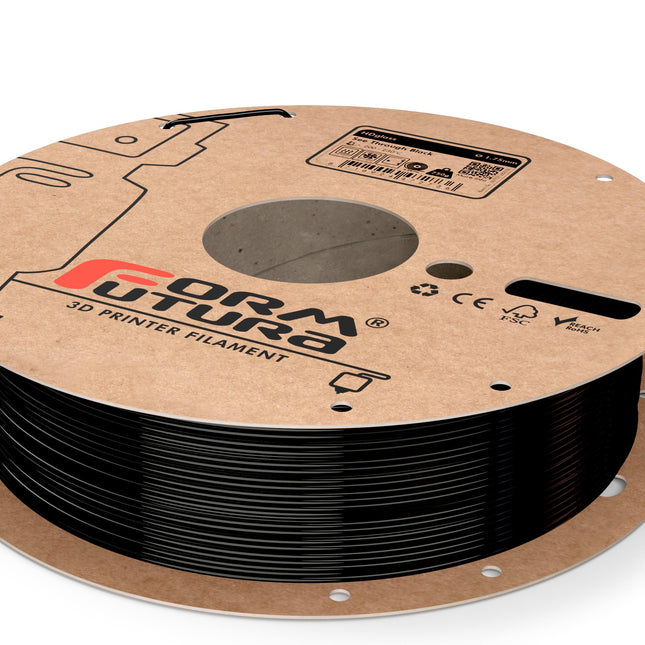 PETG Filament HDglass 1.75mm See Through Black 750 gram 3D Printer Filament