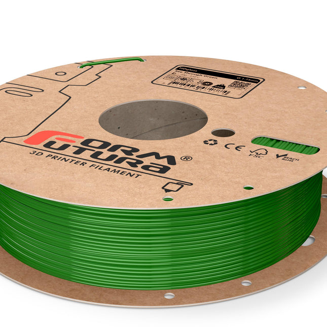 PETG Filament HDglass 1.75mm See Through Green 750 gram 3D Printer Filament
