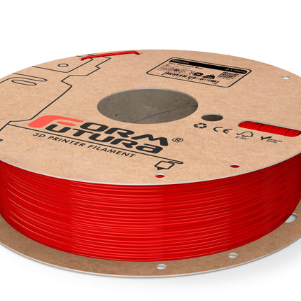 PETG Filament HDglass 1.75mm See Through Red 750 gram 3D Printer Filament