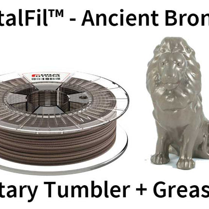 Copper feel PLA based filament MetalFil 1.75mm Ancient Bronze 750 gram 3D Printer Filament