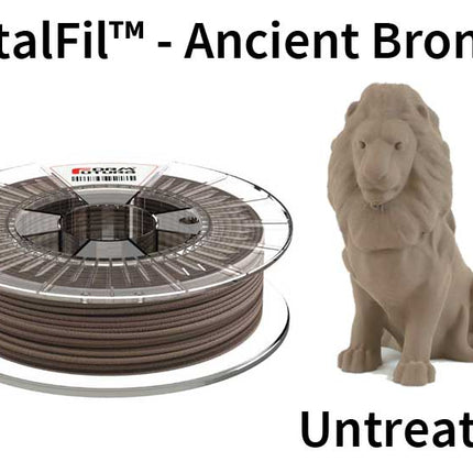 Copper feel PLA based filament MetalFil 1.75mm Ancient Bronze 750 gram 3D Printer Filament
