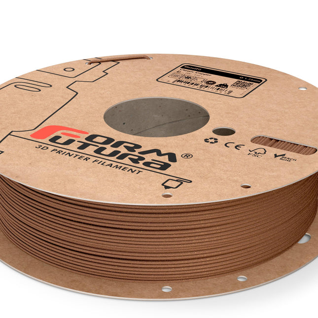 Copper-filled PLA based filament MetalFil - Classic Copper 1.75mm 1500 gram Natural Composite 3D Printer Filament
