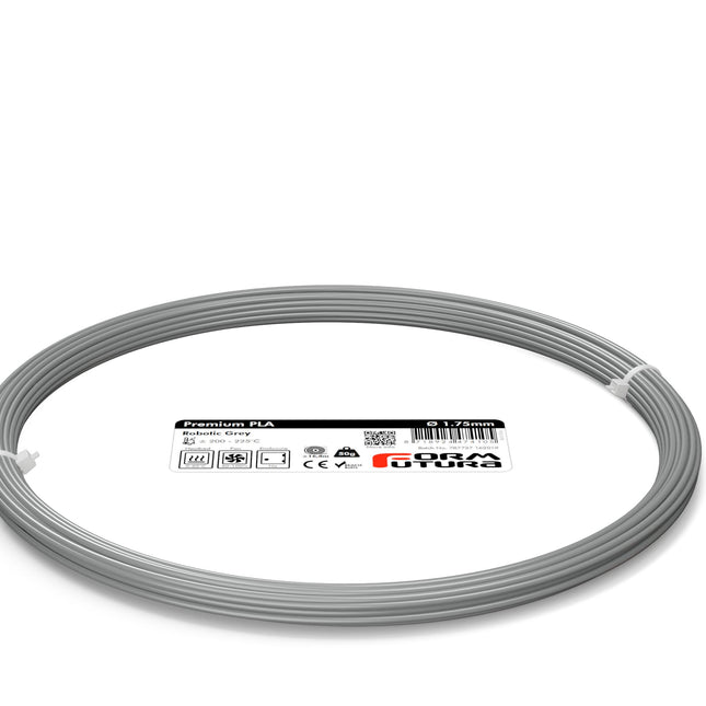 PLA 3D Printer Filament Premium PLA 1.75mm Robotic Grey 50 gram