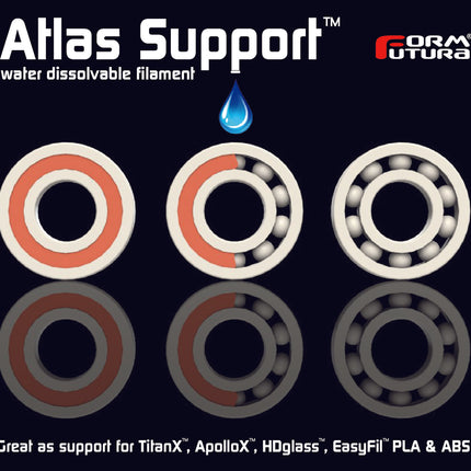 PVA Support Filament Atlas Support 2.85mm Natural 300 gram 3D Printer Filament