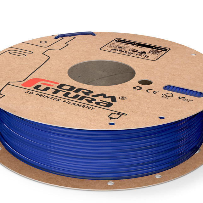ABS Filament ClearScent ABS 2.85mm Transparent Dark Blue 750 gram 3D Printer Filament