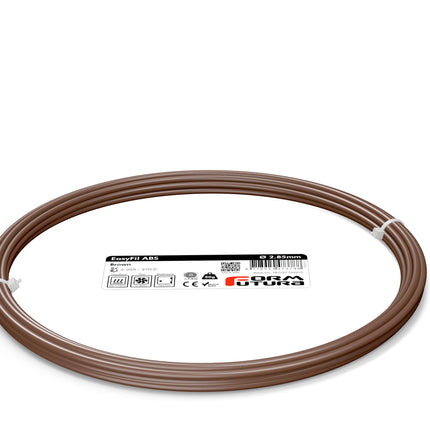 ABS Filament EasyFil ABS 2.85mm Brown 50 gram 3D Printer Filament