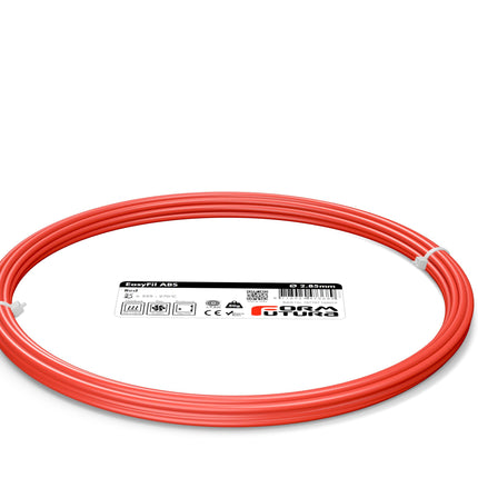 ABS Filament EasyFil ABS 2.85mm Red 50 gram 3D Printer Filament