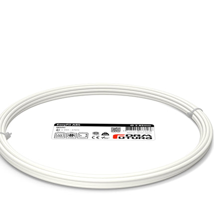 ABS Filament EasyFil ABS 2.85mm White 50 gram 3D Printer Filament