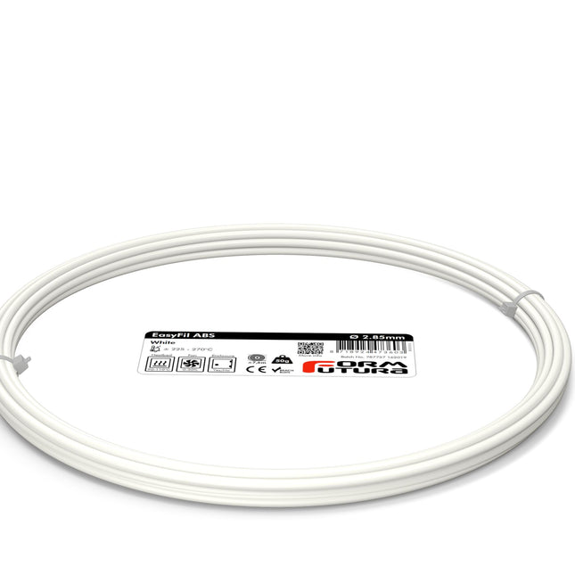 ABS Filament EasyFil ABS 2.85mm White 50 gram 3D Printer Filament