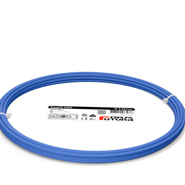 HIPS Filament EasyFil HIPS 2.85mm Dark Blue 50 gram 3D Printer Filament