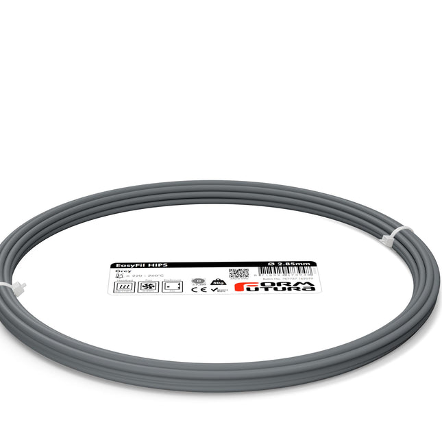 HIPS Filament EasyFil HIPS 2.85mm Grey 50 gram 3D Printer Filament