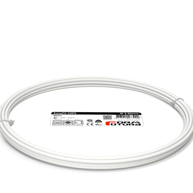 HIPS Filament EasyFil HIPS 2.85mm White 50 gram 3D Printer Filament