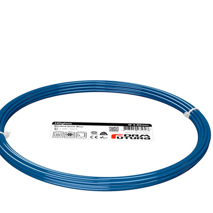 PETG Filament HDglass 2.85mm Blinded Dark Blue 50 gram 3D Printer Filament