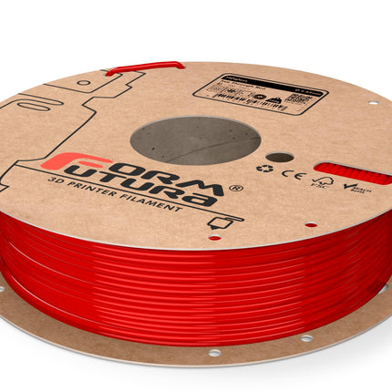 PETG Filament HDglass 2.85mm See Through Red 750 gram 3D Printer Filament