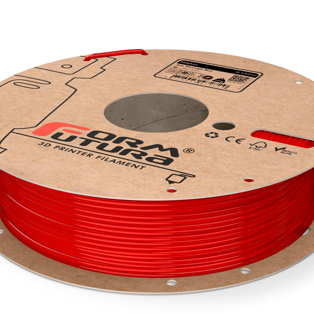 PETG Filament HDglass 2.85mm See Through Red 750 gram 3D Printer Filament