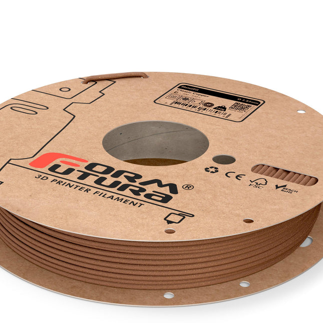 Copper-filled PLA based filament MetalFil 2.85mm Classic Copper 750 gram 3D Printer Filament
