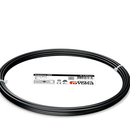 ABS 3D Printer Filament Premium ABS 2.85mm Strong Black 50 gram
