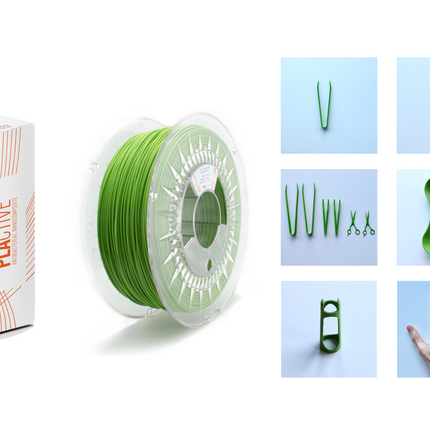 PLA Filament Copper 3D PLActive - Innovative Antibacterial 2.85mm 750gram Apple Green Color 3D Printer Filament
