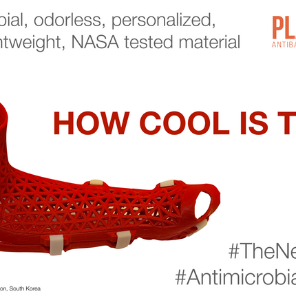 PLA Filament Copper 3D PLActive - Innovative Antibacterial 2.85mm 750gram Classic Red Color 3D Printer Filament