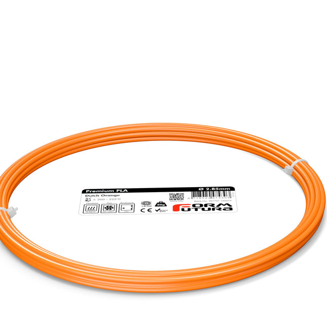PLA 3D Printer Filament Premium PLA 2.85mm Dutch Orange 50 gram