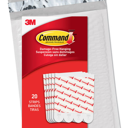 Command GP023-20NA Value Pack Refill Strips, Large, White