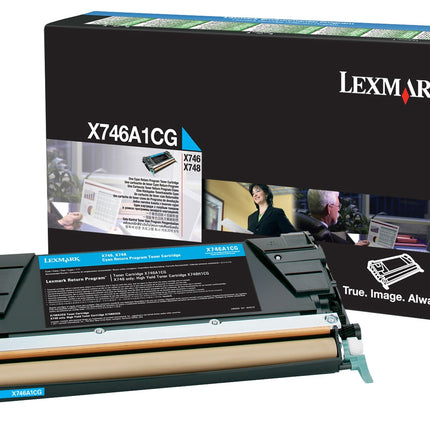 LEXMARK X746 X748 CYAN TONER 7K RETURN PROGRAM