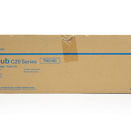 KONICA MINOLTA BIZHUB C20/C20P TN318 CYAN TONER - 8K