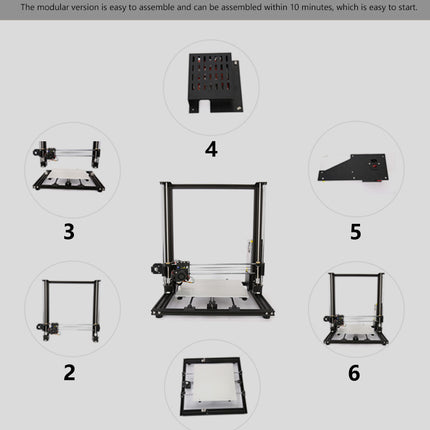 ANET 3D Printer The Ultimate Anet A8 Plus Semi DIY FDM Desktop 3D Printer