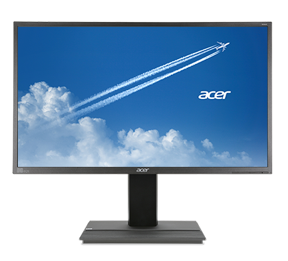 ACER B326HKD 32 inch Monitor 3840 x 2160 - Widescreen IPS display - Integrated speakers - Adjustable display angle - Dark Gray - DVI, HDMI, USB, DisplayPort