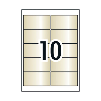 AVERY LaserLabel L7113 8mm 10Up Pack of 10