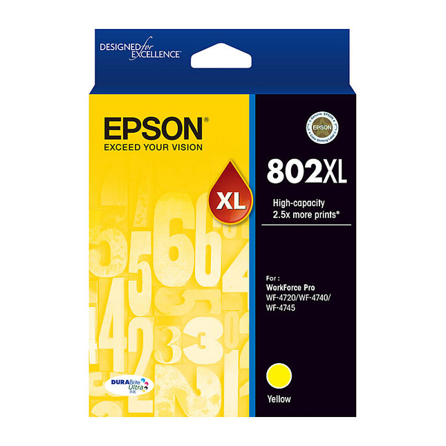 EPSON 802XL Yellow Ink Cartridge