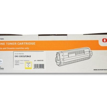 OKI C833N Yellowlow Toner