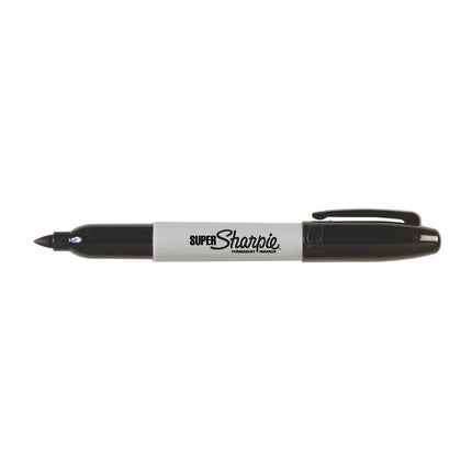 SHARPIE Super Fine Point Permanent Marker Black Box of 12