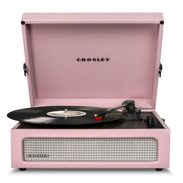 CROSLEY Crosley Voyager Amethyst - Bluetooth Portable Turntable  & Record Storage Crate
