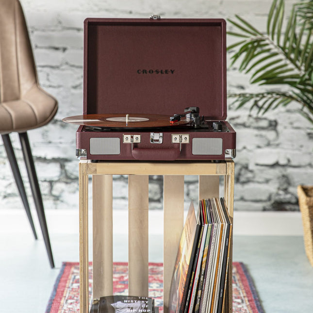 CROSLEY Crosley Cruiser Burgundy - Bluetooth Portable Turntable