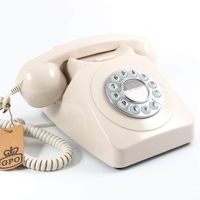 GPO RETRO GPO 746 PUSH BUTTON TELEPHONE - IVORY