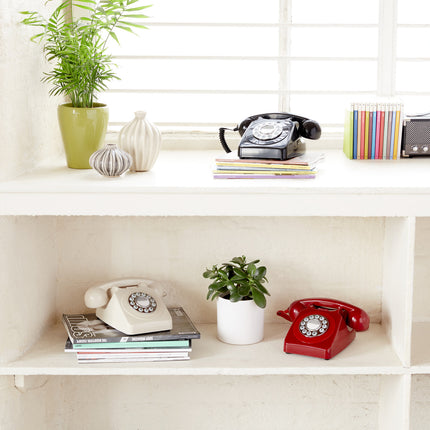 GPO RETRO GPO 746 PUSH BUTTON TELEPHONE - RED