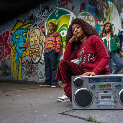 GPO RETRO GPO BROOKLYN BOOMBOX - BLACK
