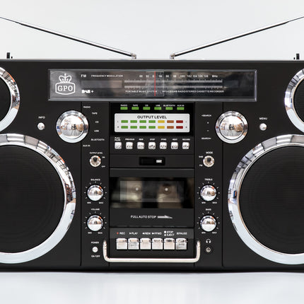 GPO RETRO GPO BROOKLYN BOOMBOX - BLACK