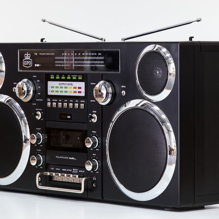 GPO RETRO GPO BROOKLYN BOOMBOX - BLACK