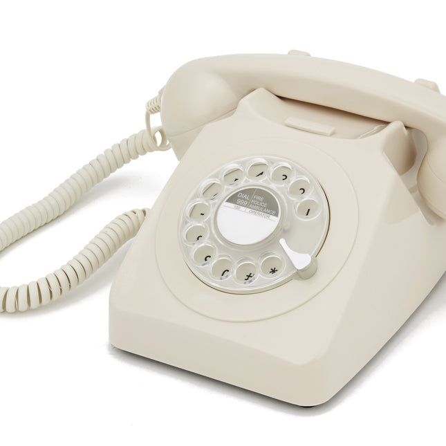 GPO RETRO GPO 746 ROTARY TELEPHONE - IVORY