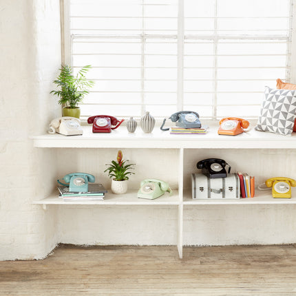 GPO RETRO GPO 746 ROTARY TELEPHONE - ORANGE