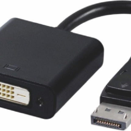 ASTROTEK DisplayPort DP to DVI Adapter Converter Male to Female Active Connector Cable 15cm - 20 pins to 24+1 pins EYEfinity 6xDisplays CBA-GC-ACTDP