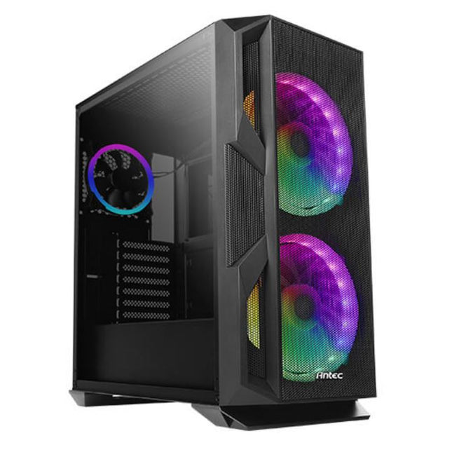 ANTEC NX800 E-ATX, ATX 2x 20CM ARGB Fans, 1x120CM ARGB Rear, Tempered Glass Side, Built-in LED Controller. Mesh Front. gaming case