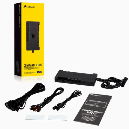 CORSAIR Commander PRO Digital 6x PWM Fan Hub and RGB Lighting Controller. s