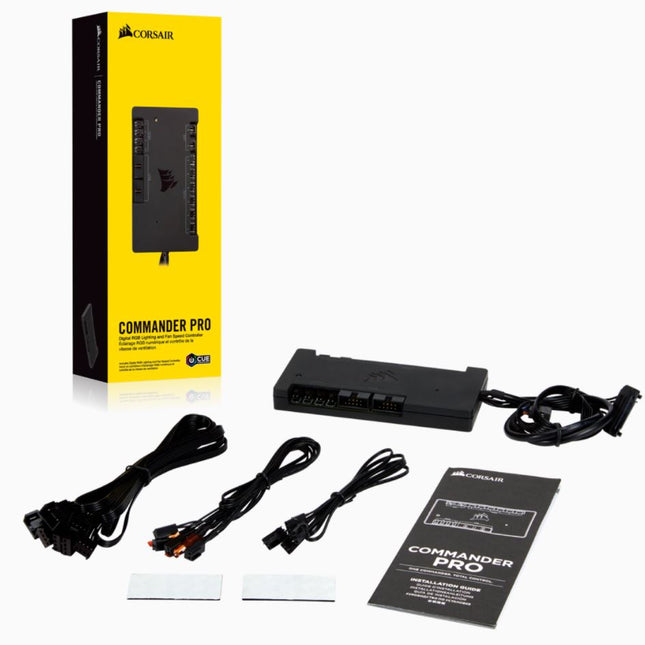 CORSAIR Commander PRO Digital 6x PWM Fan Hub and RGB Lighting Controller. s