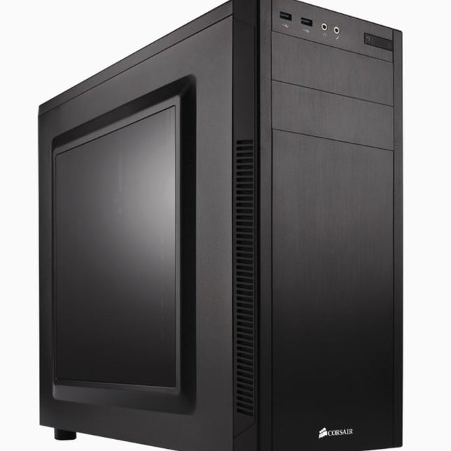 CORSAIR 100R. mATX, Mini-ITX, ATX. Side Window. Black 7x PCI Slots. Mid-Tower Case