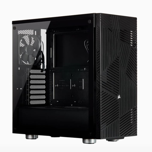 Corsair Carbide Series 275R Airflow ATX Tempered Glass Black, 3x 120mm Fans pre-installed. USB 3.0 x 2, Audio I/O. Case