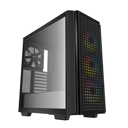 DEEPCOOL CG540 ATX Mid-Tower Case, Tempered Glass, Supports Mini-ITX / Mico-ATX / ATX / E-ATX, 2x 3.5', 2x 2.5', 7 Slots, 2x USB 3.0, 1x Audio